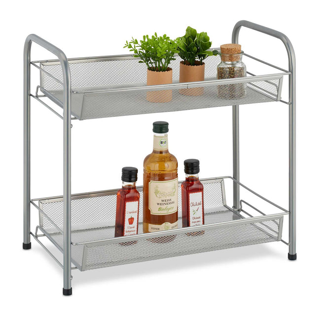 Kruidenrek met 2 metalen planken