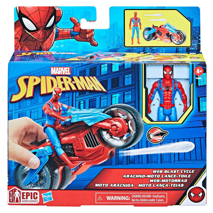 Spider-Man Playset with Vehicle and 10 cm Action Figure