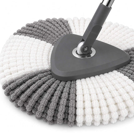 Spin Mop Set with Bucket, 2 Compartments, 7.5L Capacity