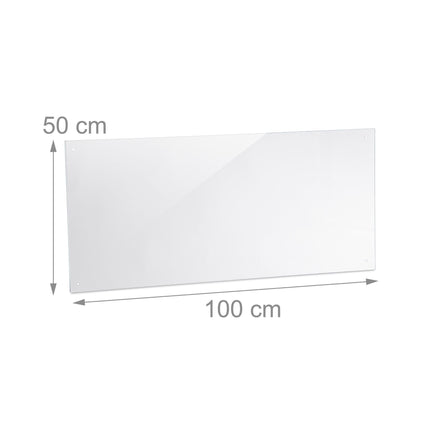 Splash guard for kitchen 100 cm