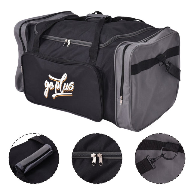 Sports Duffel Bag, Black, 70 cm, 600D Polyester