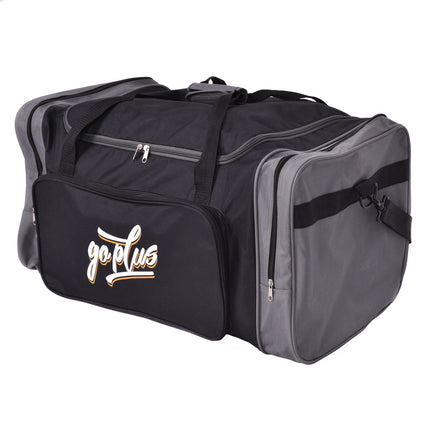 Sports Duffel Bag, Black, 70 cm, 600D Polyester
