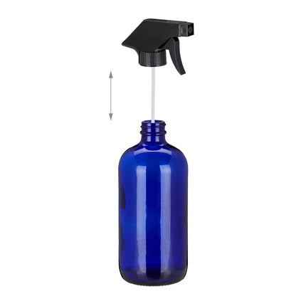 Spray bottle glass blue, set of 2