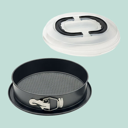 Springform Cake Tin, Carbon Steel, Non-Stick, Lid