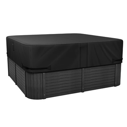 Square Hot Tub Cover 88x88x20 In, 600D Waterproof Oxford