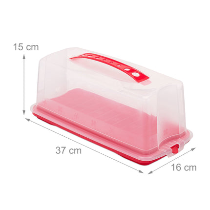 Square cake box