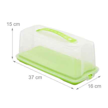 Square cake box