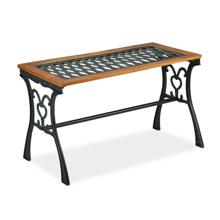 Square garden table