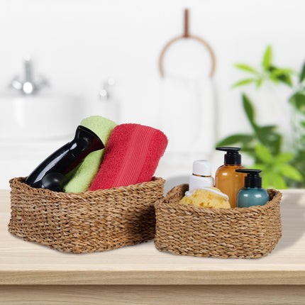 Square storage basket, set of 3