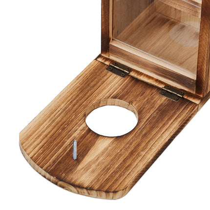 Squirrel Feeder with Corn Cob Holder and Water Bowl
