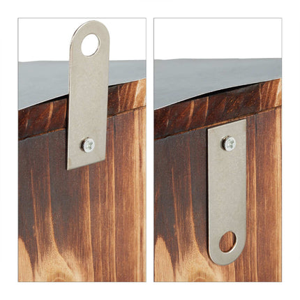 Squirrel feeder Metal roof