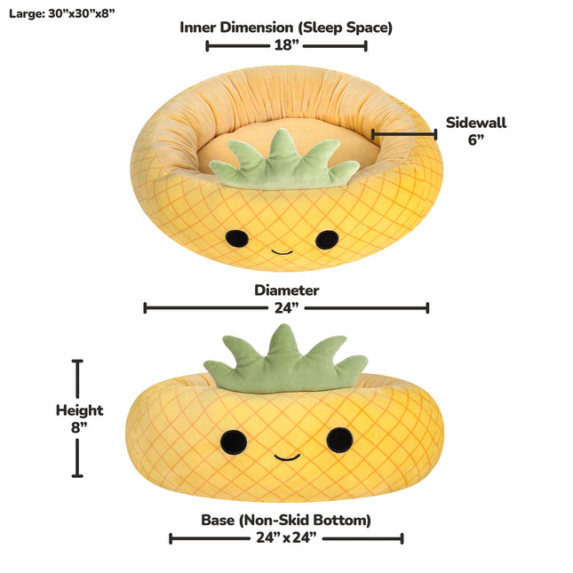Squishmallows Pet Bed Maui The Pineapple, 75 Cm