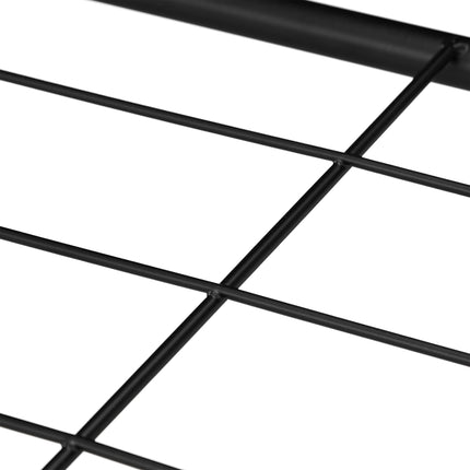 Stackable shoe shelf in metal