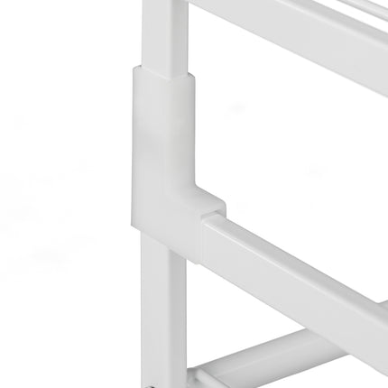 Stackable shoe shelf with 2 shelves