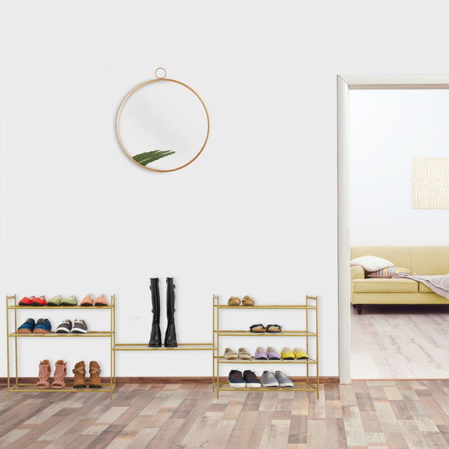 Stapelbare schoenenplank met 4 planken