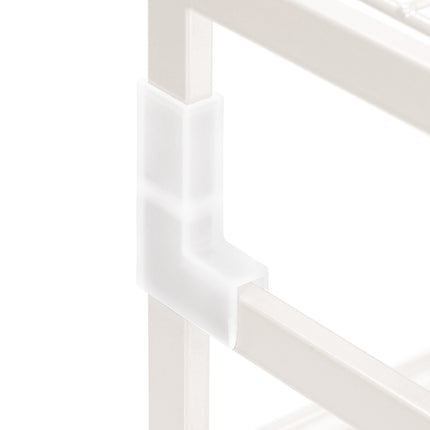 Stackable shoe shelf with 4 shelves