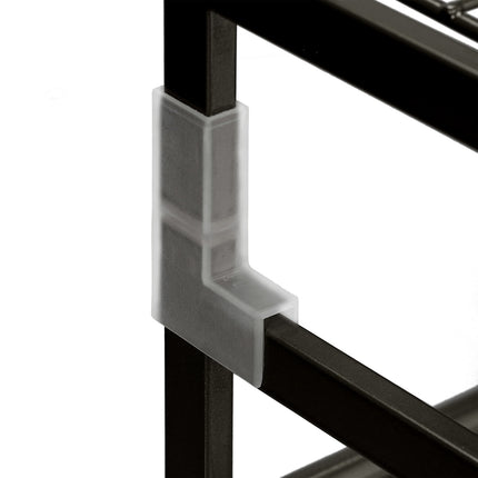 Stackable shoe shelf with 4 shelves