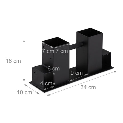 Stackable supports in wood Set of 2