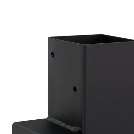 Stacking aid in black wood in a set of 4