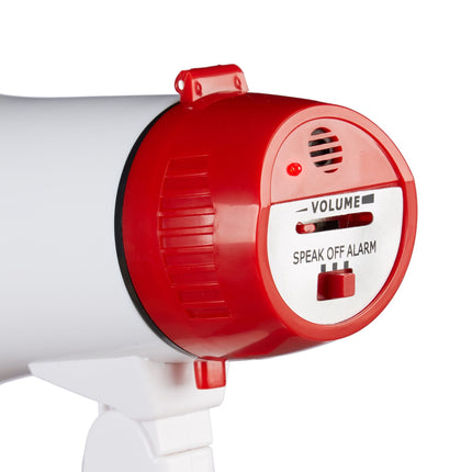 Stadium Megaphone Bullhorn Mini White Megaphone 10 Watt Football Fan Cheerleader