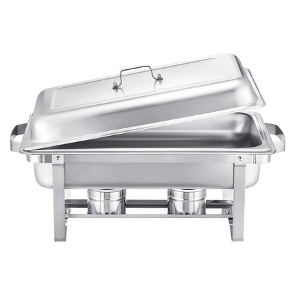 Stainless Steel Chafing Dish Set, 8 Qt, 2 Pack