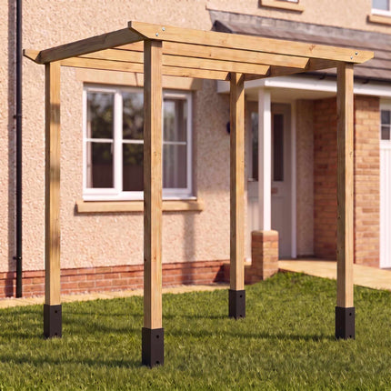 Stainless Steel Drive-In Post Anchors, Set of 4, 750mm
