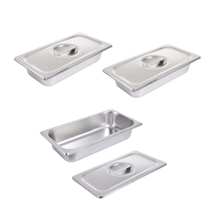 Stainless Steel Gastronorm 3-Piece Container Set