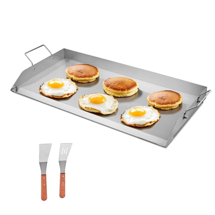 Stainless Steel Griddle 32x16 in, Gas Grill Flat Top
