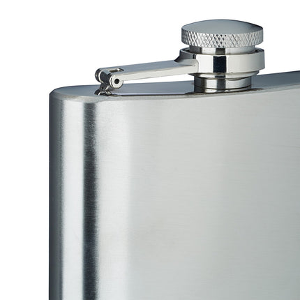 Stainless Steel Hip Flasks, 200ml, Set of 10