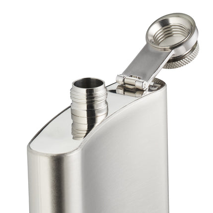 Stainless Steel Hip Flasks, 200ml, Set of 10