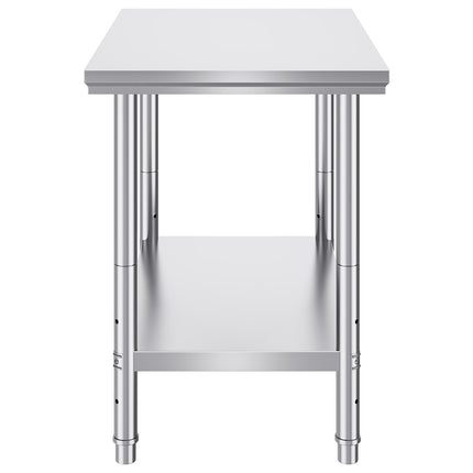 Stainless Steel Prep Table 35 x 24 in, 700 lb Capacity