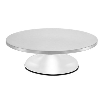Stainless Steel Rotating Cake Platter, 30 cm, 20 kg Capacity