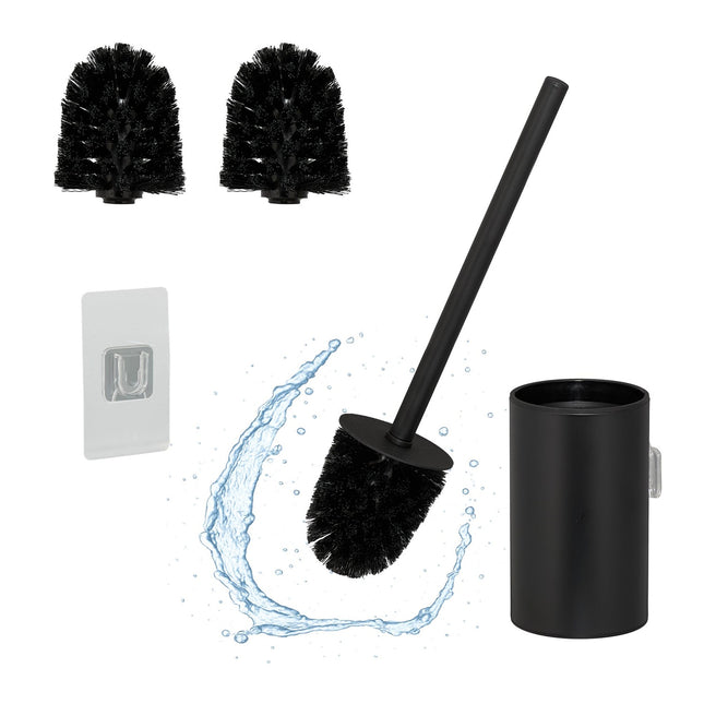 Stainless Steel Toilet Brush Set with Wall Mount