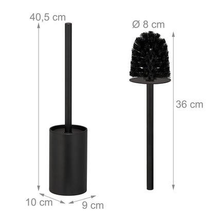 Stainless Steel Toilet Brush Set with Wall Mount