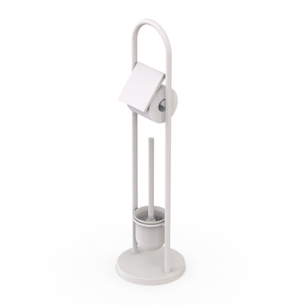 Stainless Steel Toilet Roll Holder and Brush Set