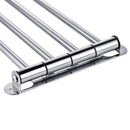 Stainless Steel Wall Towel Rail, 4 Swivelling Arms