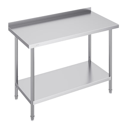 Stainless Steel Work Table 24 x 48 in – Adjustable Shelf