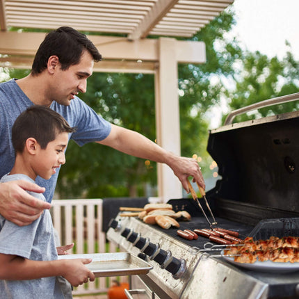 Stainless steel barbecue skewers in a set of 20