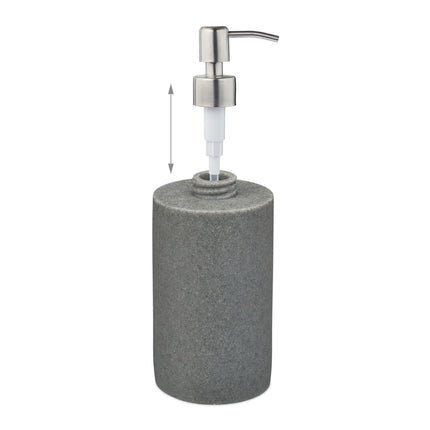 Stainless steel soap pump