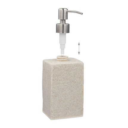 Stainless steel soap pump