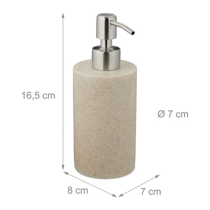 Stainless steel soap pump