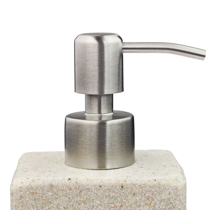 Stainless steel soap pump
