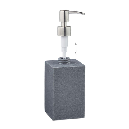 Stainless steel soap pump