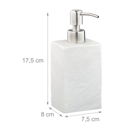Stainless steel soap pump