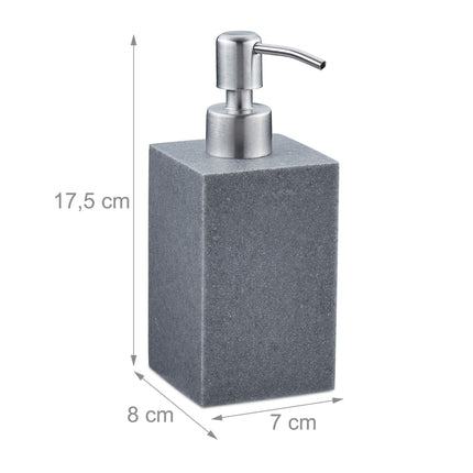 Stainless steel soap pump