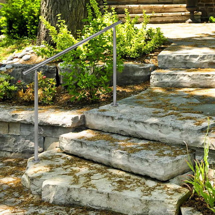 Stainless steel stair railings 1.5m / 2 posts / 0 crossbars