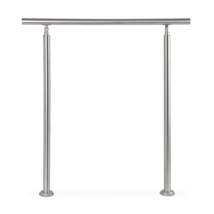 Stainless steel stair railings 1,0m / 2 post / 0 crossbars
