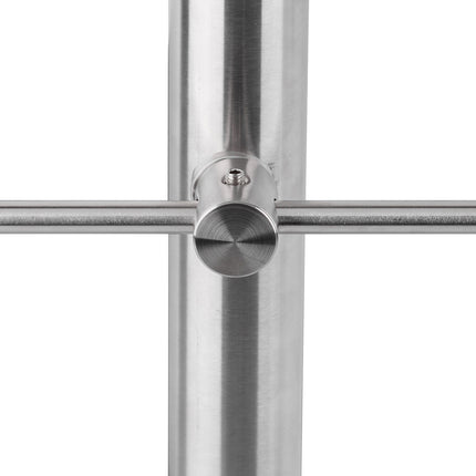 Stainless steel stair railings 1.5m / 2 posts / 0 crossbars