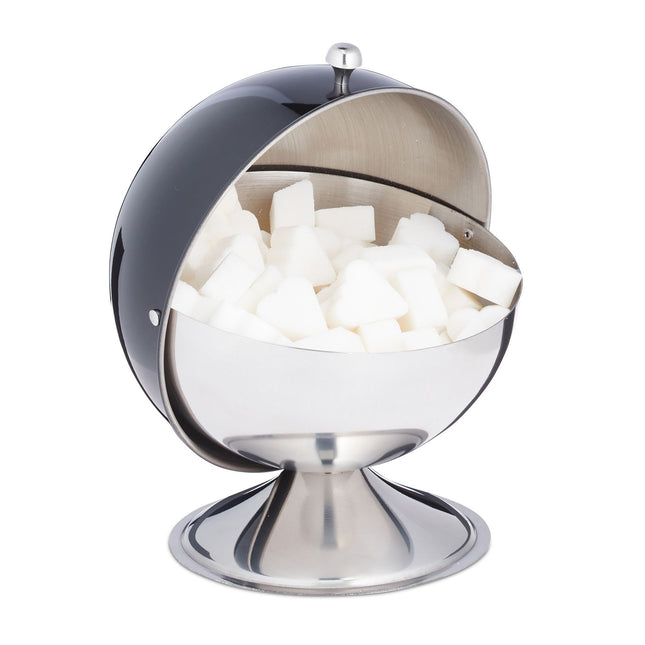 Stainless steel sugar bowl
