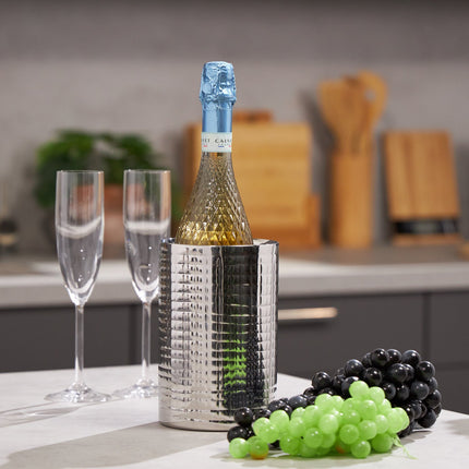 Stainless steel wine cooler